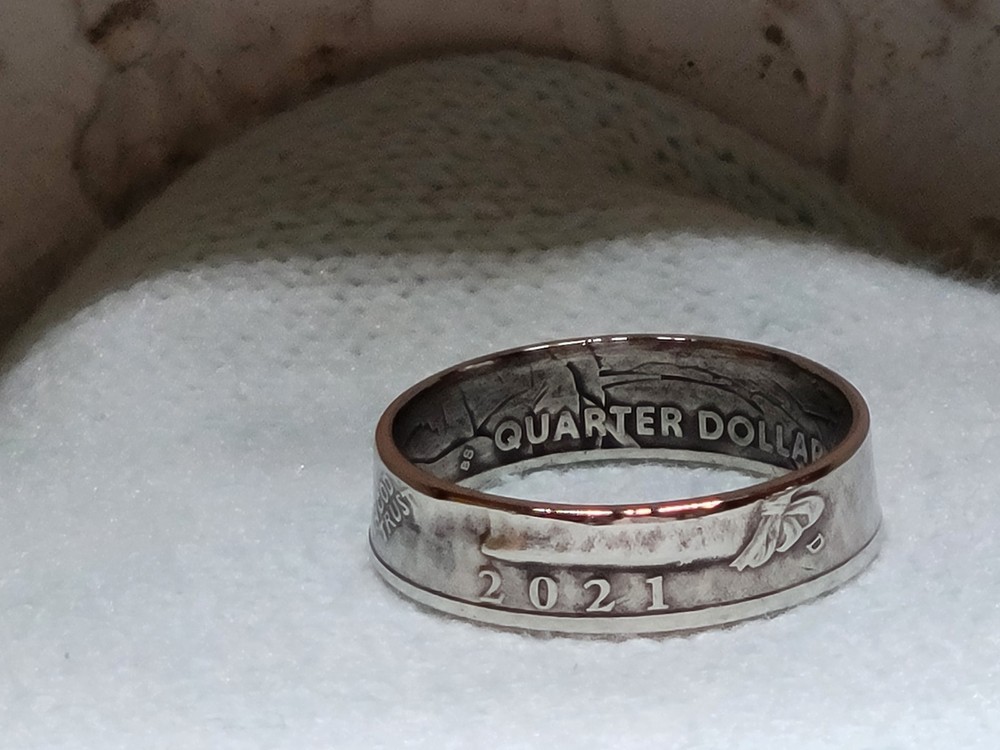 2021 - Size 10 Dated Quarter Coin Ring