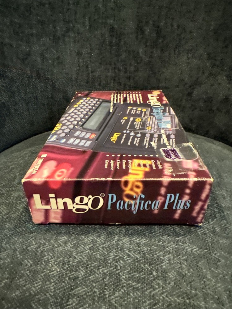 Lingo Pacifica Plus Ten Languages Translator Over 60,000 Words