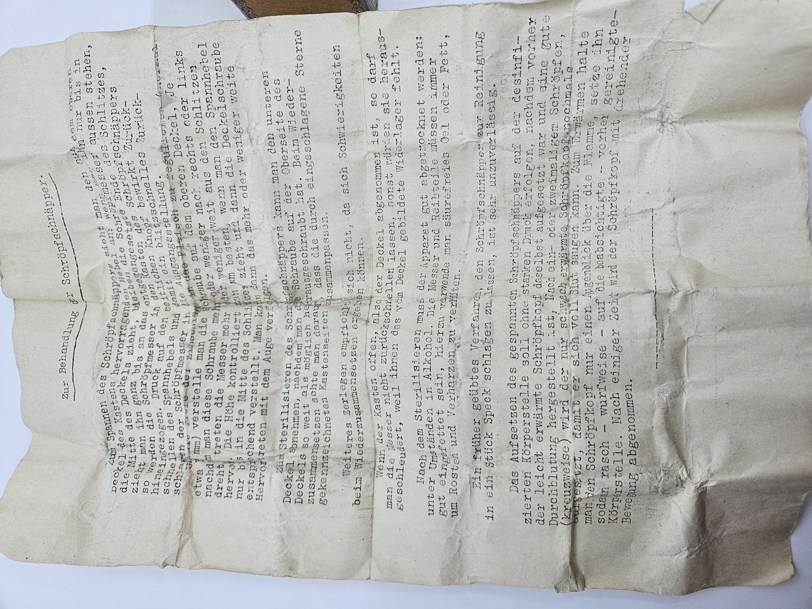 Antique German Victorian Scarificator Bloodletting Quack Medical Device with Box