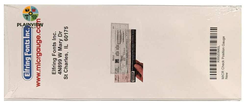 MICR Check Position Gauge