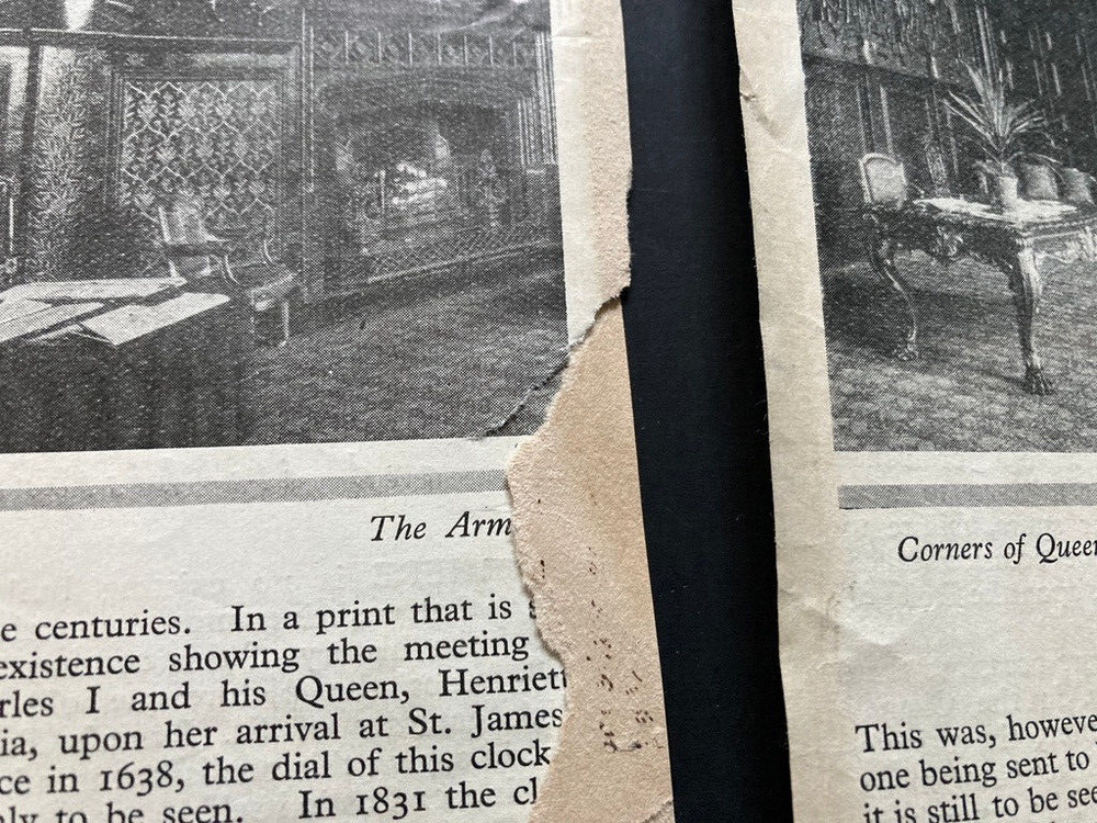 St James's Palace article Guy Heseltine two sheets