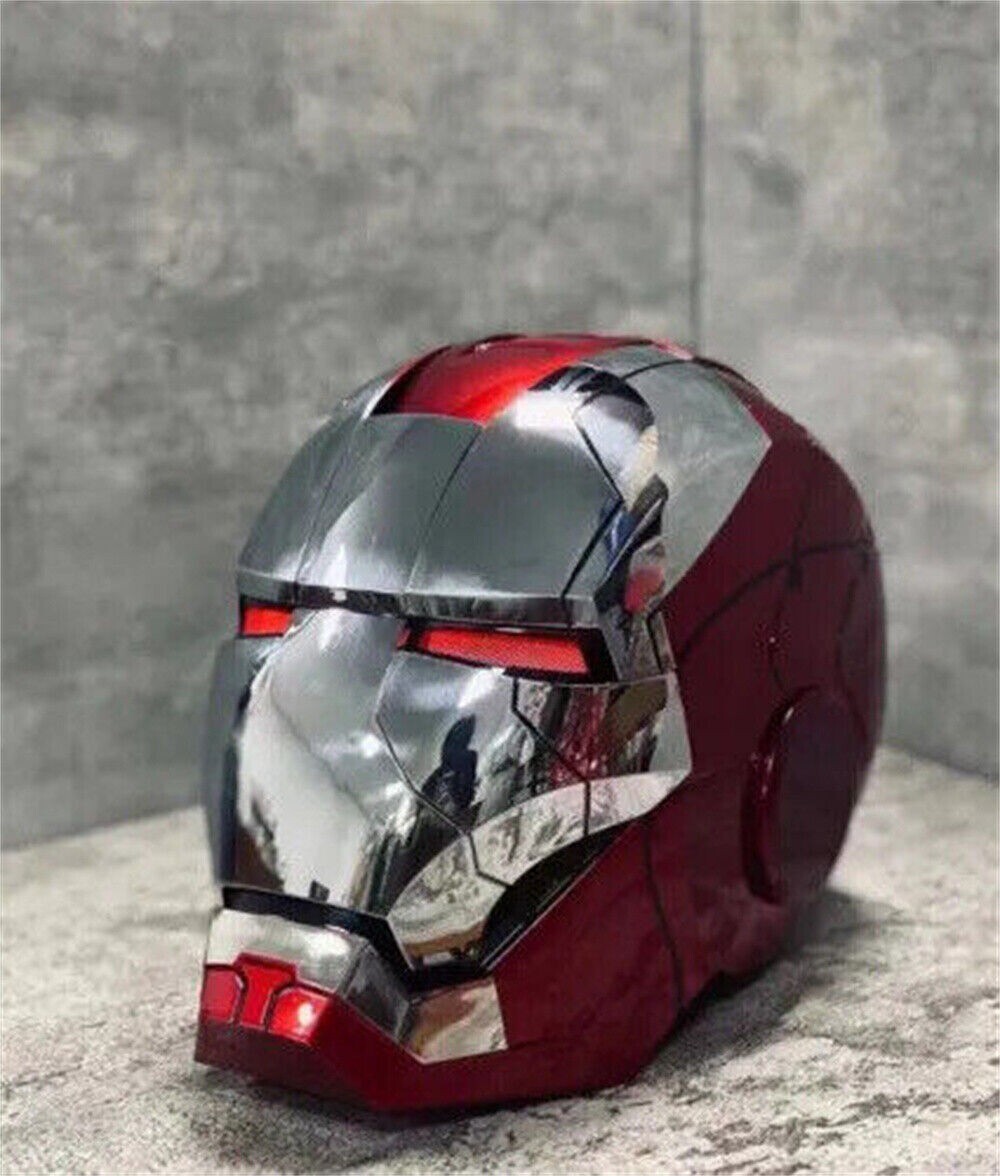 Autoking Iron Man Helmet MK5 1/1 Voice-controlled Mask Transform CosplayProp NEW