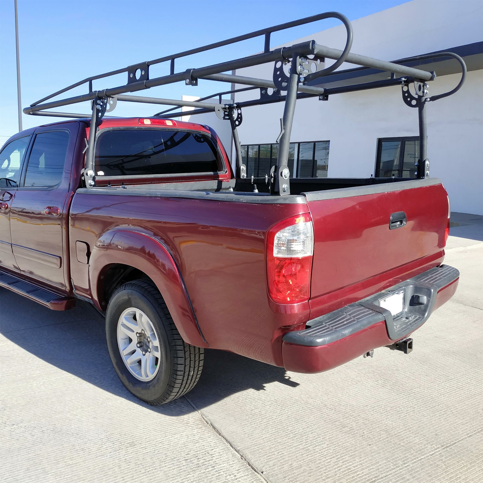 Adjustable Full Size Bed Truck Trunk Ladder Rack Pick Up Lumber Kayak Utility