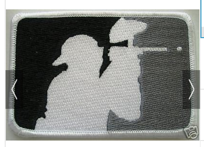 PAINTBALL BWG LOGO Shoulder PATCH Sticker