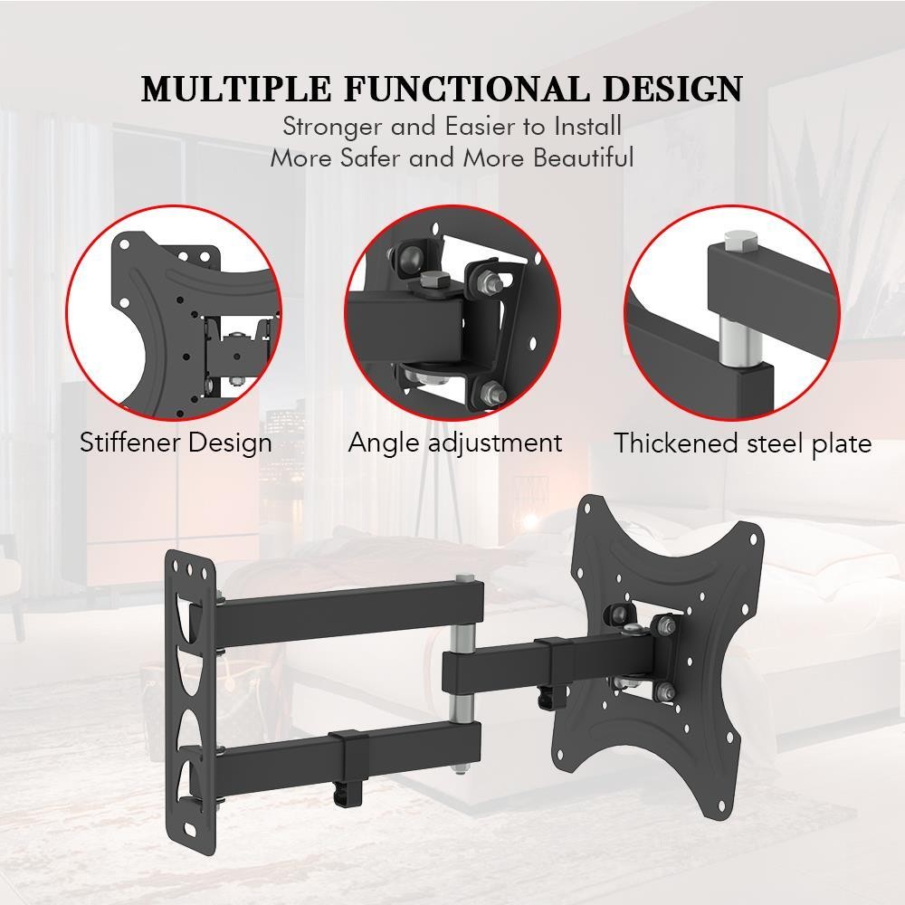 Full Motion Articulating TV Wall Mount for 12"-42" LED/LCD TV Monitor Adjustable
