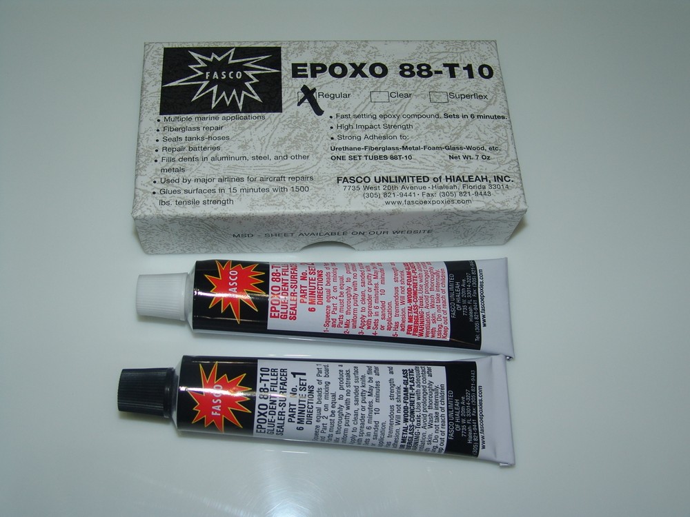 FASCO EPOXO 88 REGULAR, 6 MINUTE SETTING EPOXY, 18 oz KIT