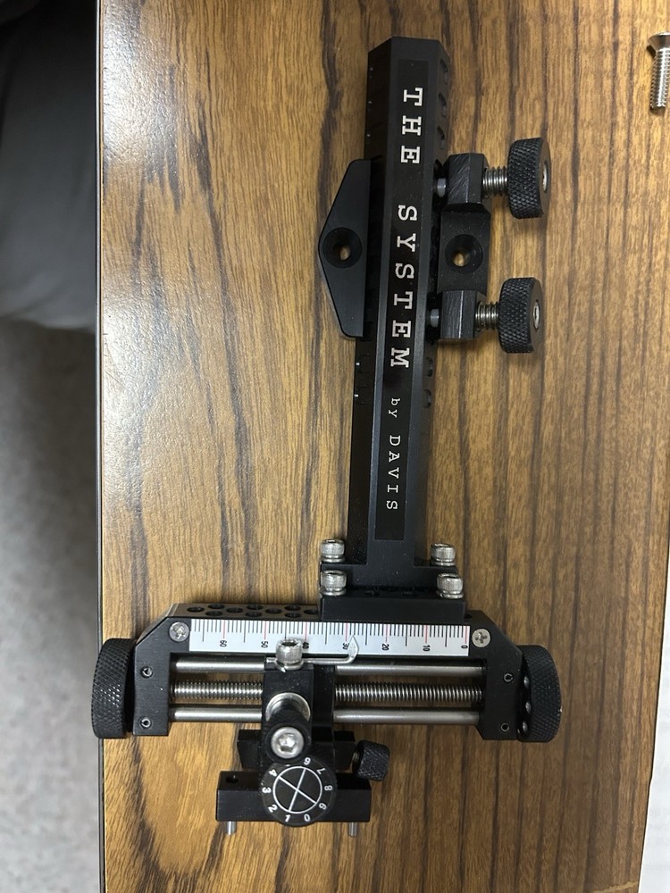 Davis Target Site 3" Black Axcel Scope Mount with Knobs