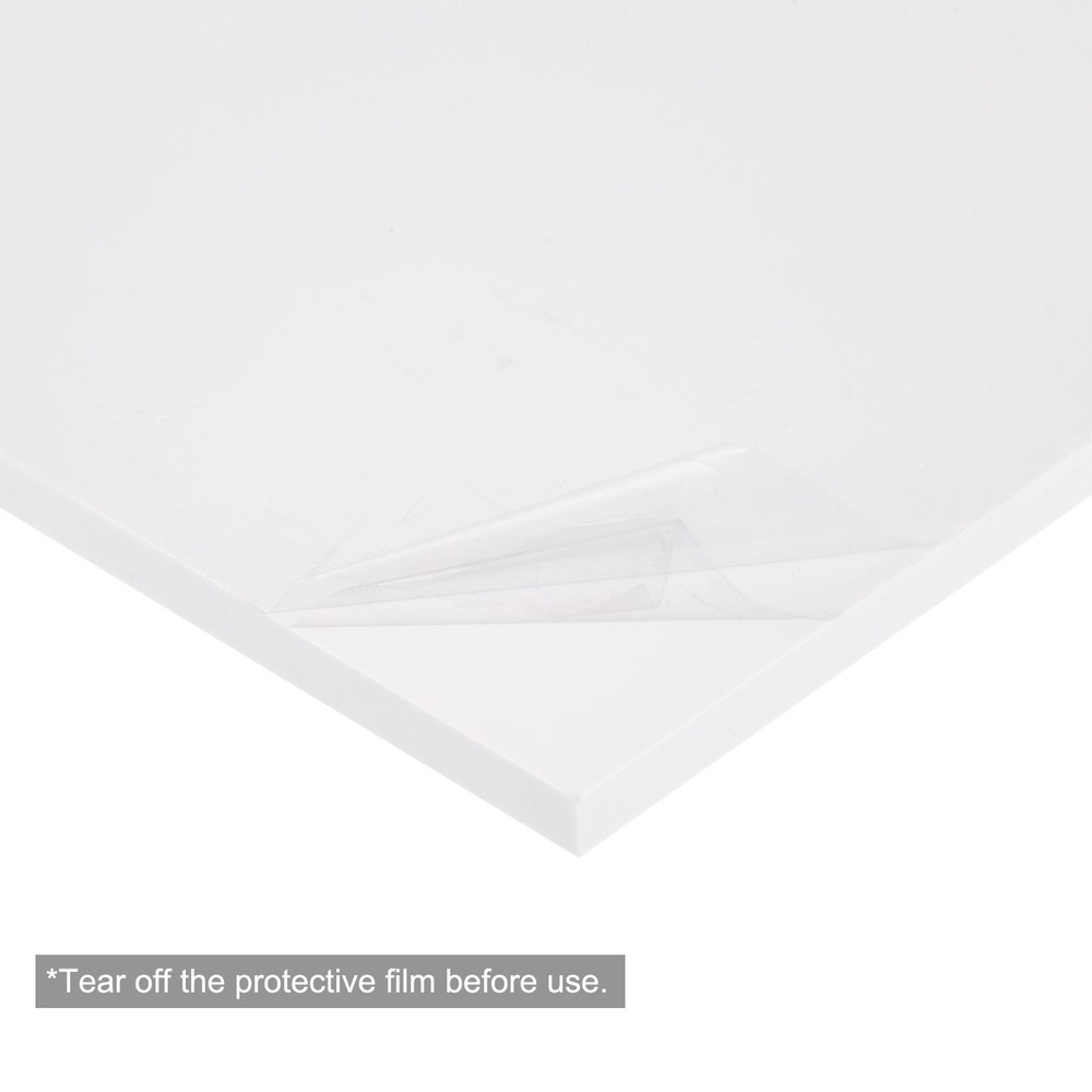 ABS Plastic Sheet 7 " x 4 " x 0.24 " ABS Styrene Sheets White 2 Pcs
