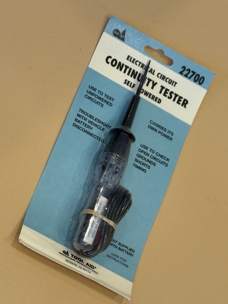 Tool Aid Corp - 22700 Continuity Tester, Self Powered