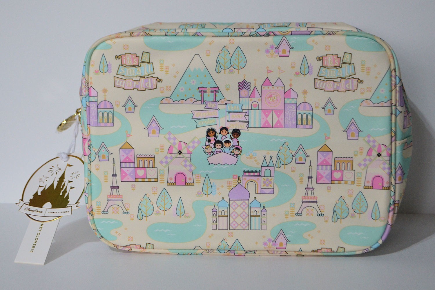 Disney Parks Stoney Clover It's A Small World Large Pouch Bag NEW