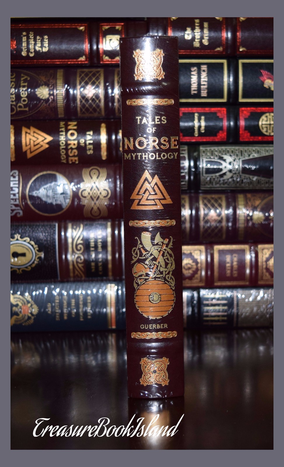 NEW Sealed Tales of Norse Mythology Viking Tales Illustrated Leather Hardcover