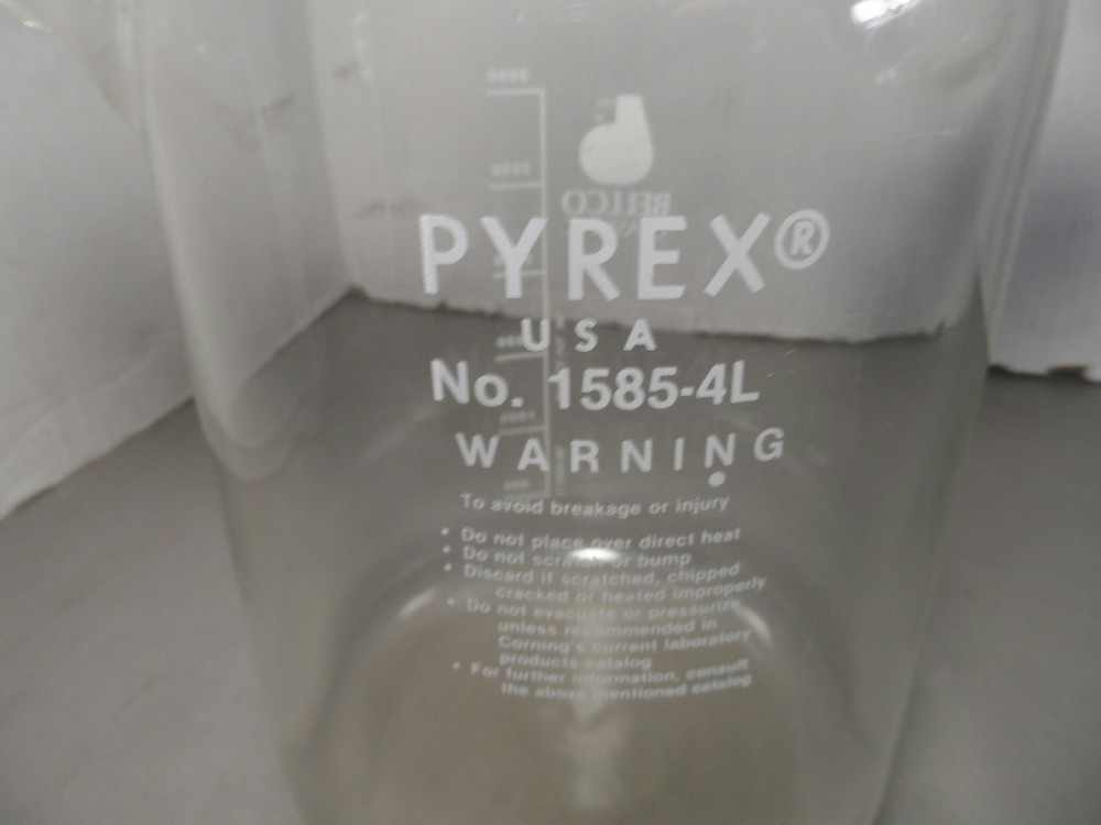 Pyrex 1585-4L Spinner Flask Bellco Glass