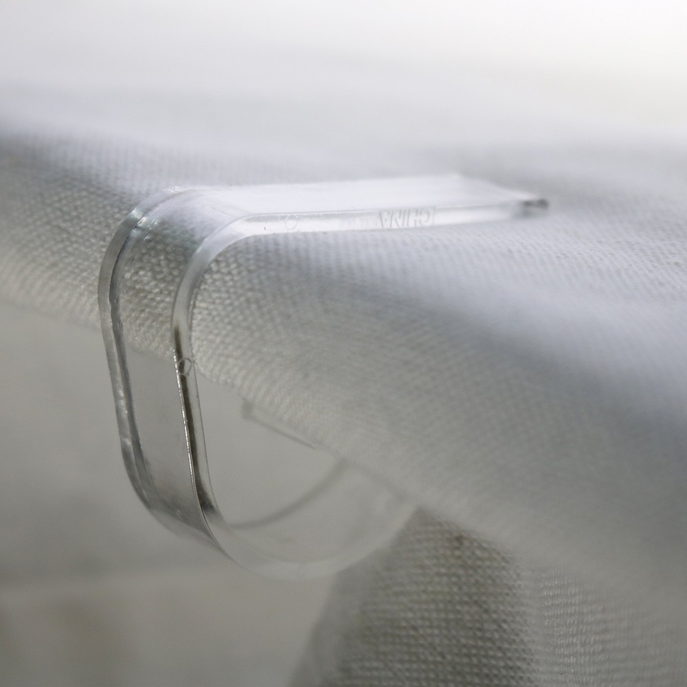 Clear Plastic Tablecloth Clips “ Picnicking Accessory Set Of 72