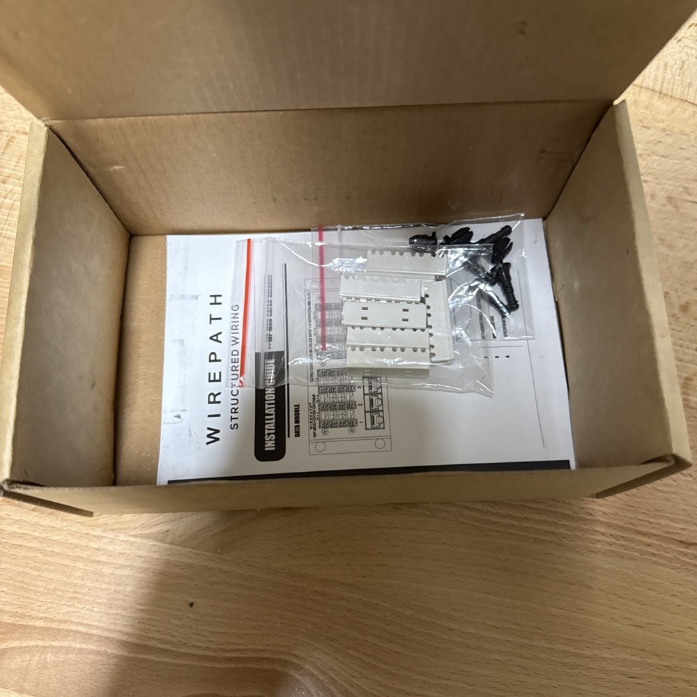 Wirepath Data Patch Module WP-MOD-CAT6A-DATA8x8, 110 punchdown to RJ45