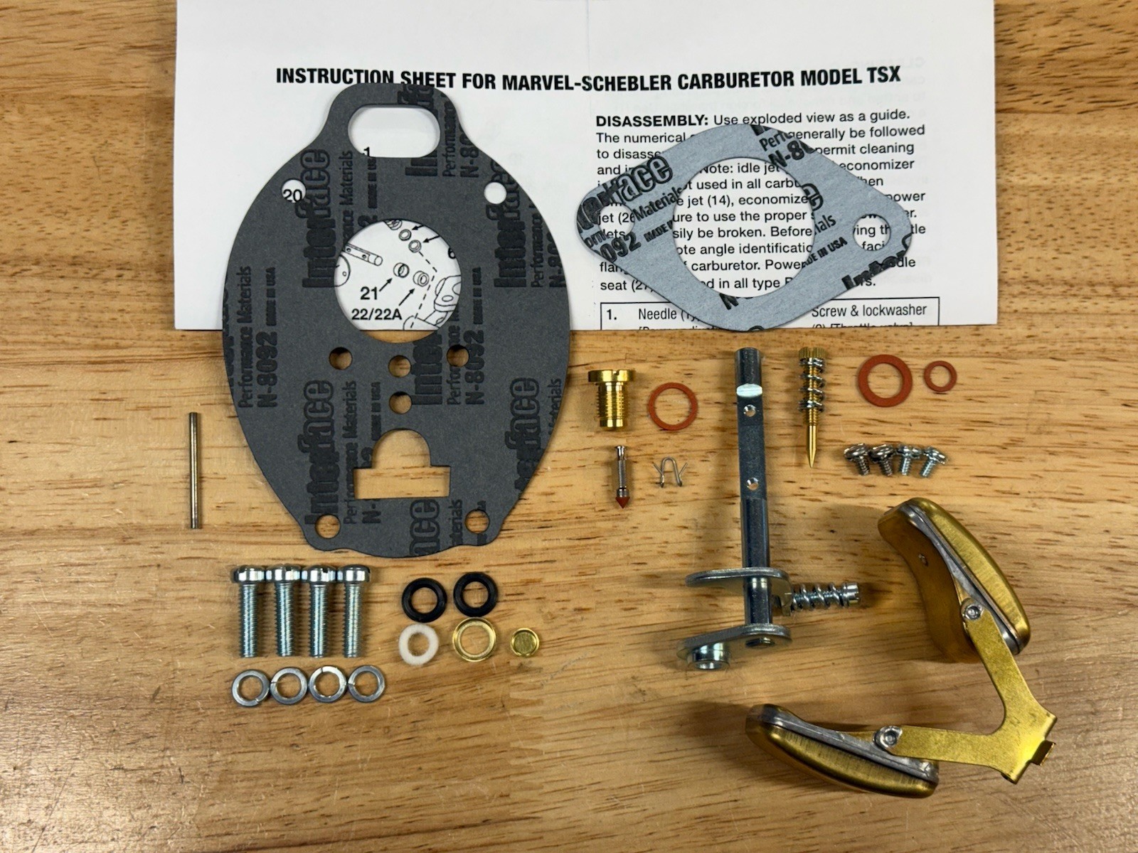 John Deere 320 330 40 M MC MT Marvel Schebler basic Carb kit TSX245 475 530 562