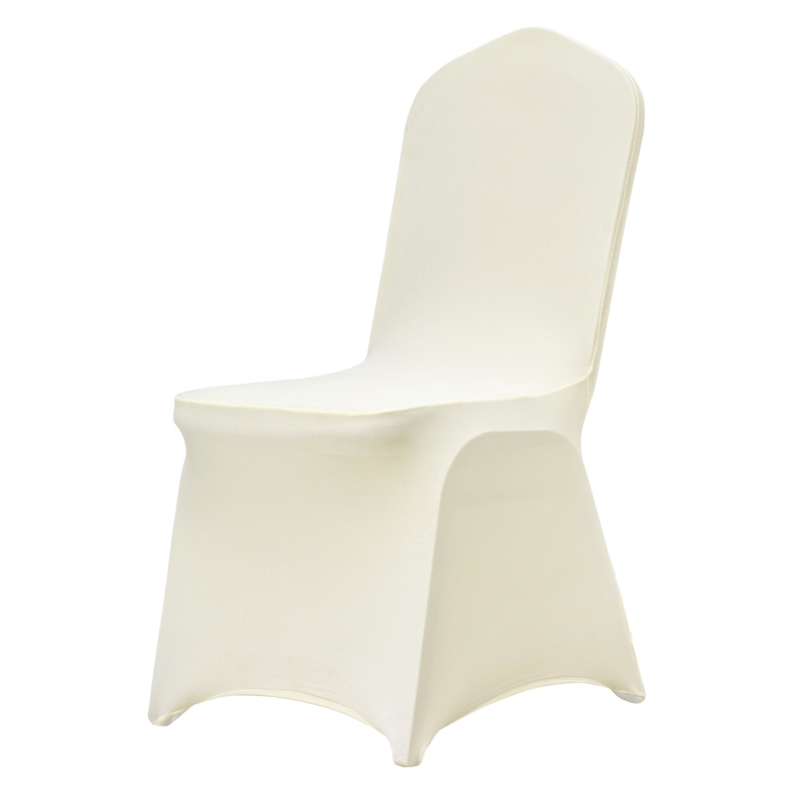 Uimoso 50PCS Beige Spandex Chair Covers for Weddings Parties and Dining Events
