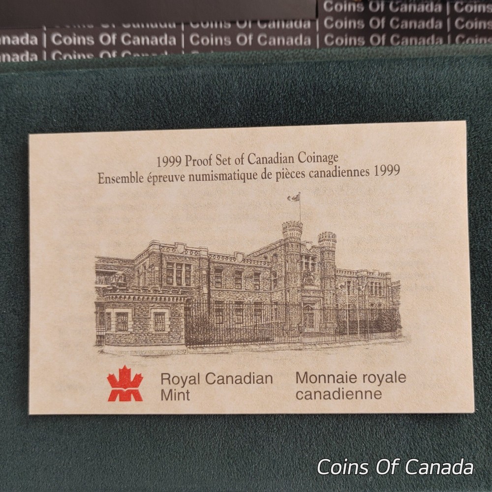 1999 Canada 8 Coin Proof Set - With Special Edition Silver Dollar #coinsofcanada