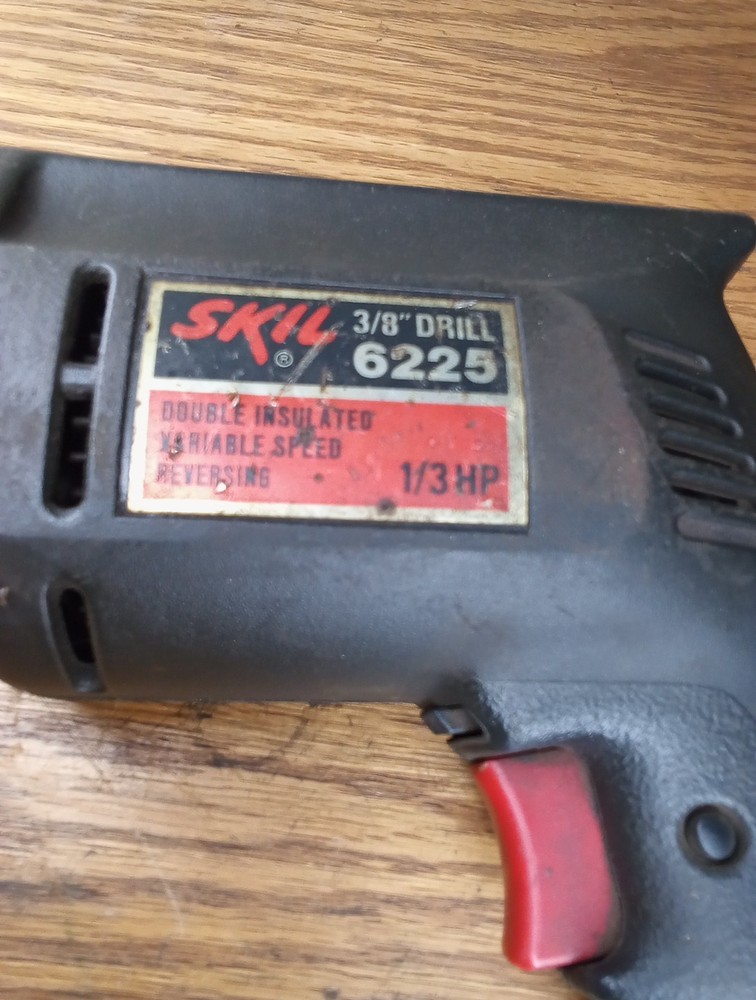 SKIL 6225 . 3/8" Variable Speed Electric Drill (Tested)