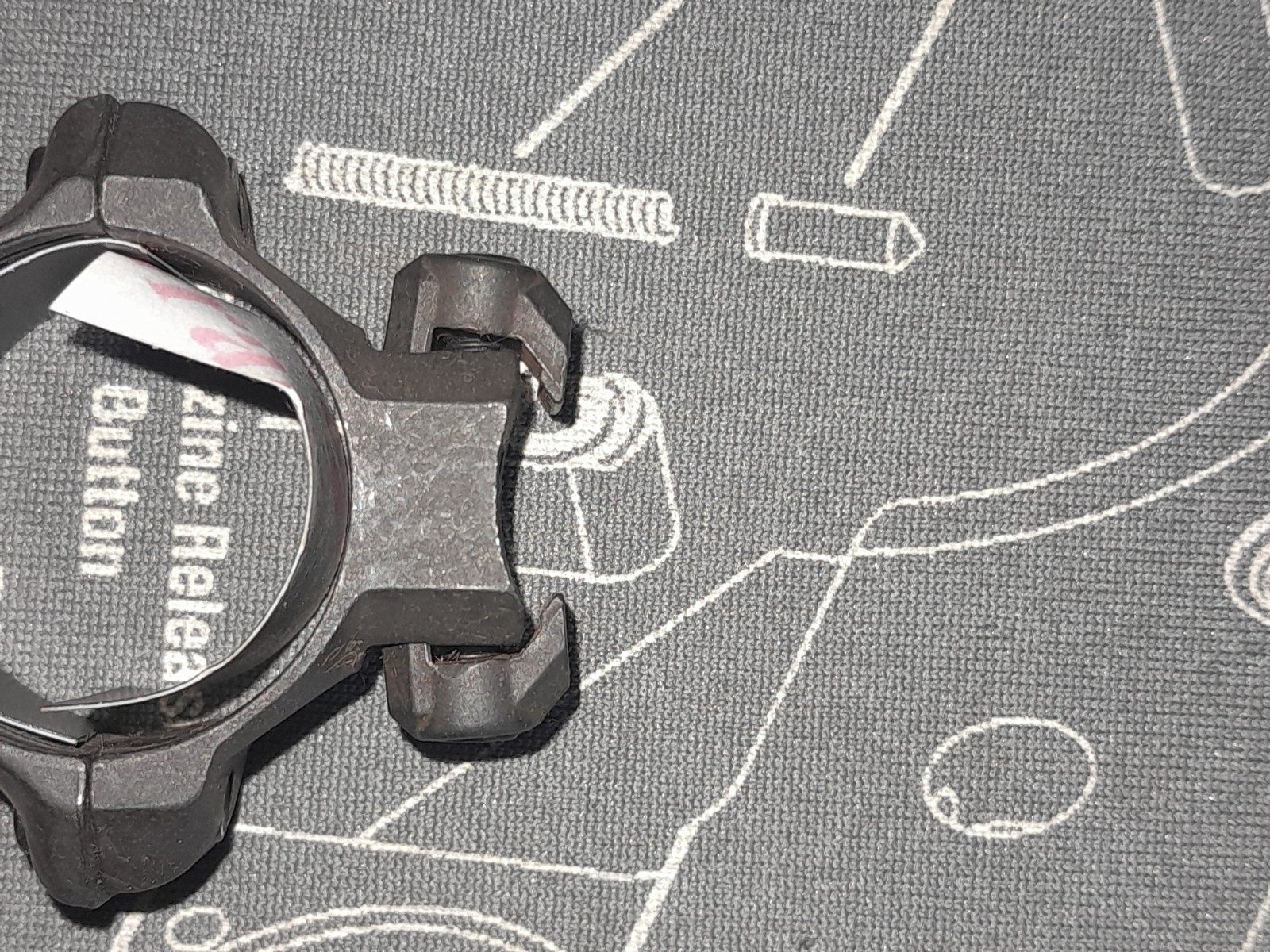 Millett Angle-Loc 1" Low Ring Set for Rimfire Rifles #TP00701