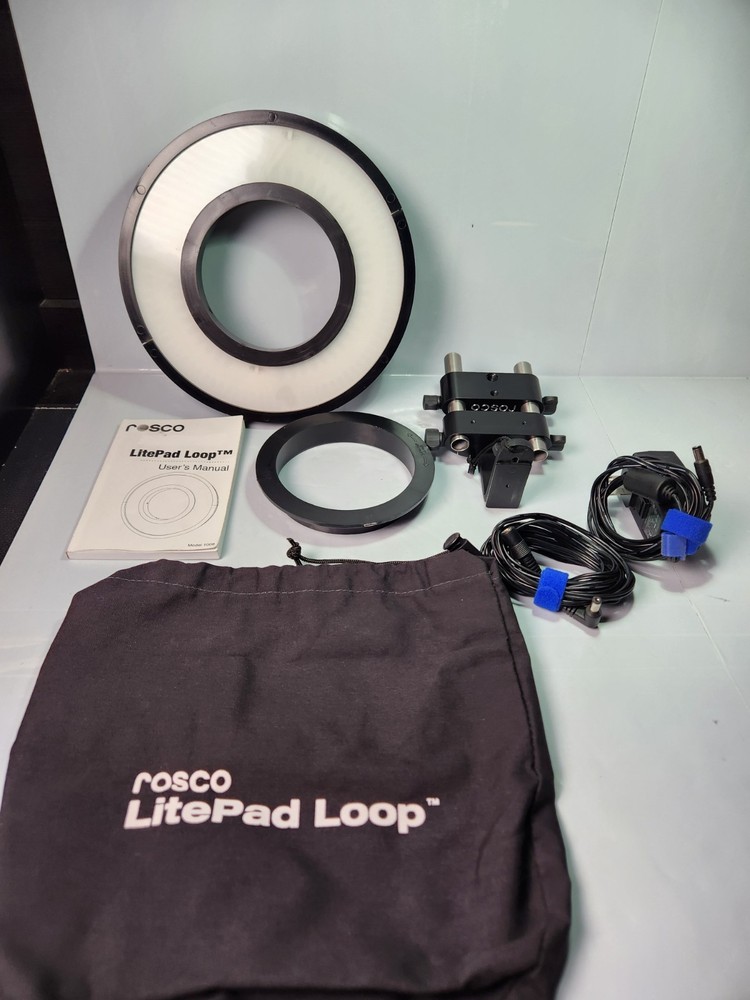 Rosco LitePad Loop LED Ring Light w/ Camera Mount Model 1008