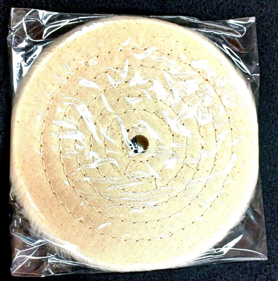 BUFFING 6" INCH BUFFING/POLISHING 1/2" ARBOR APPRO. 1/2" THICK WHEEL SOFT