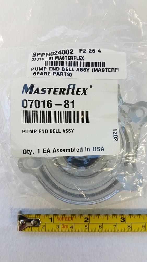 Masterflex 07016-81 - Pump End Bell Assembly - Unused