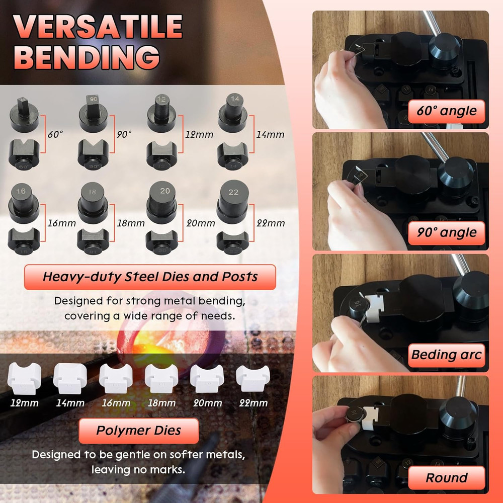 Ring Bender Tool Kit for Jewelry Making – Multi-Functional Ring/Earring Bender,