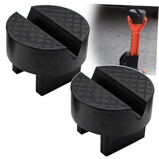 Unique Design Universal Car Jack Stand Support Pad Floor Round Shape 2Pcs