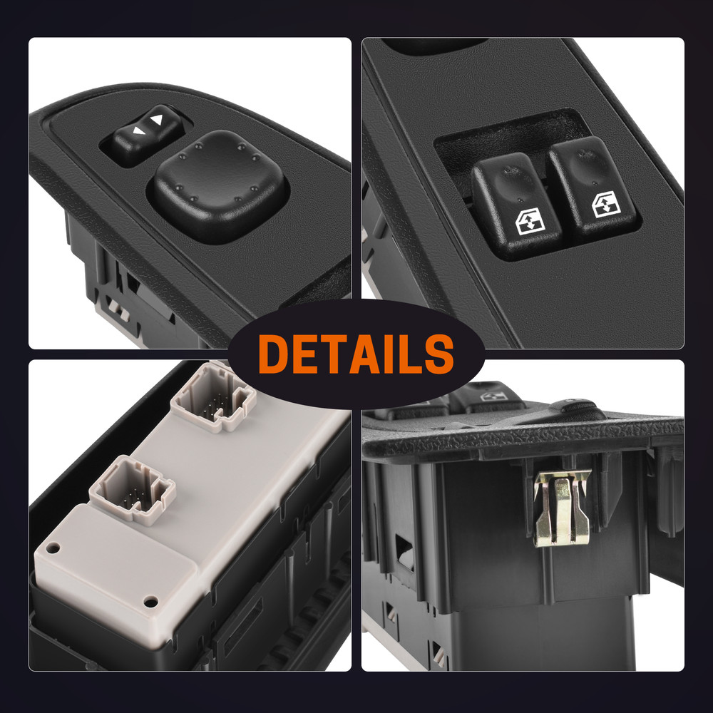 Power Window Switch Front Driver Side For GMC Sierra Chevy Silverado 15883318