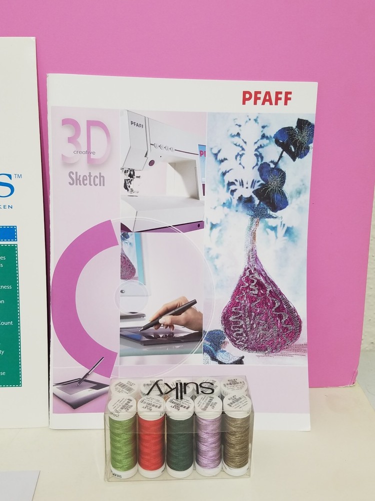 Pfaff 3D Creative Sketch Embroidery Software Inspira Drawing Tablet Complete
