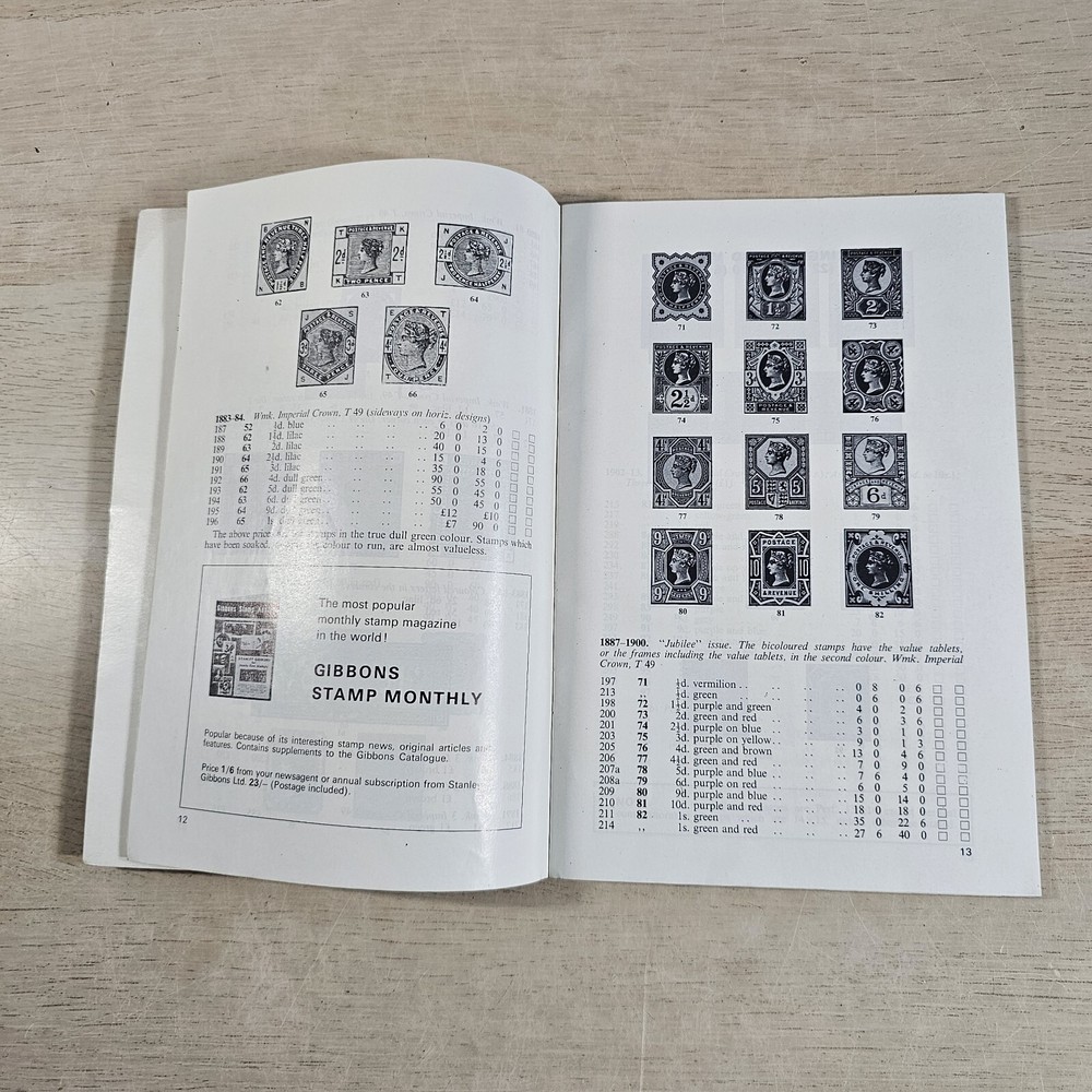Collect British Stamps - A Stanley Gibbons Check List - Second Edition 1968