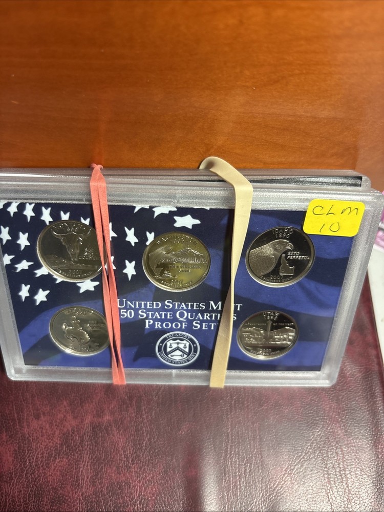 25 Diff Proof & Mint State Qtr Set: 2000 P&D, 2001, 06, 07 Proofs CLM10
