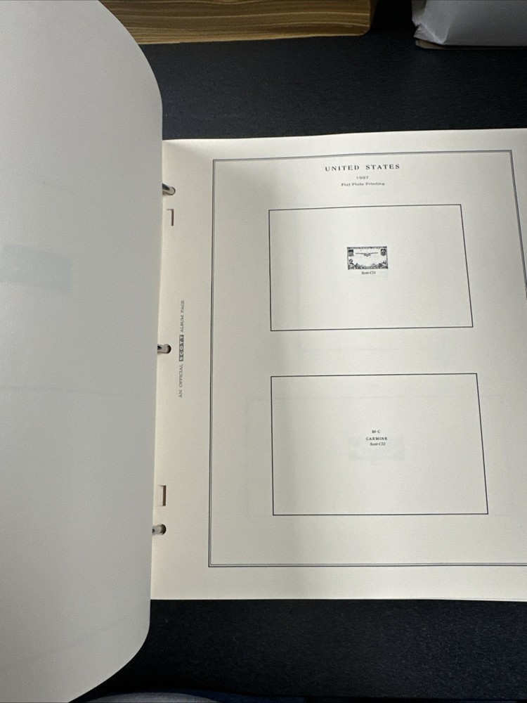 Scott Plate Block Album With Dust Case ( No Stamp )