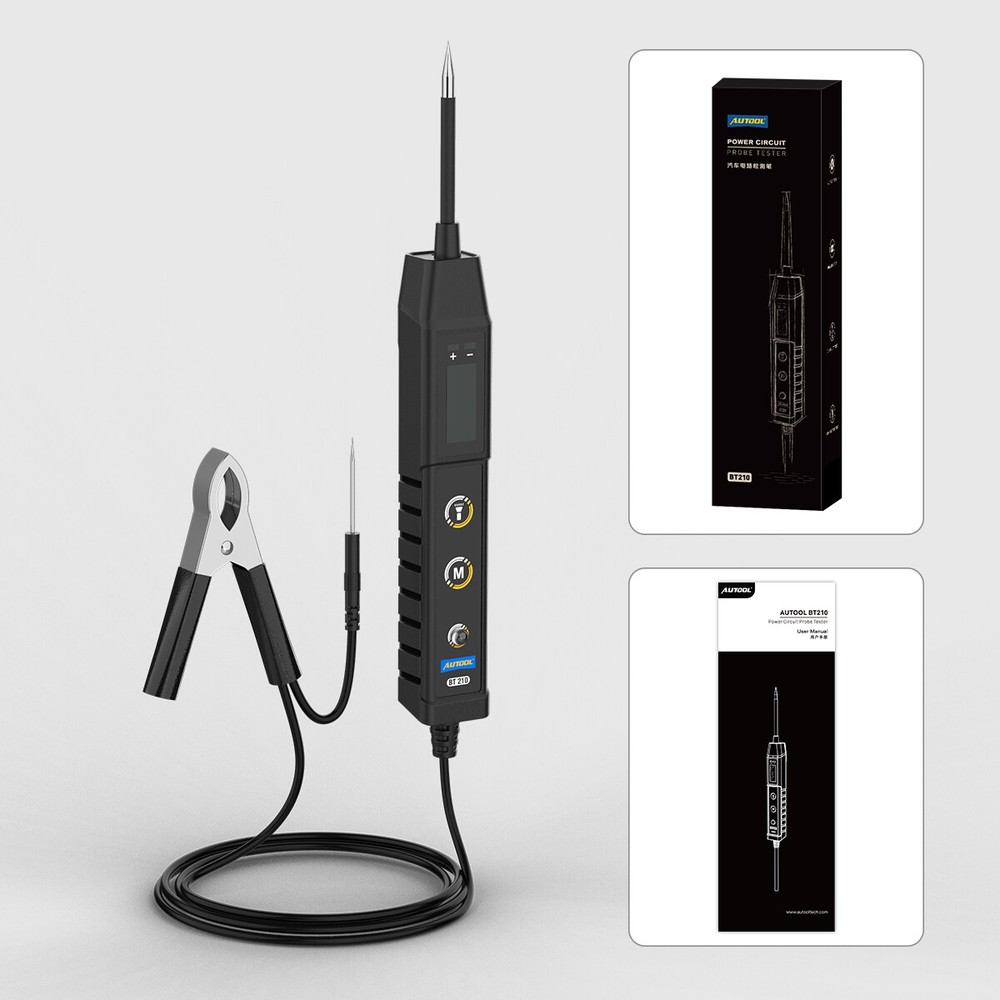Test Light Digital Car Continuity Voltage Electrical Circuit Tester Probe 9-30V
