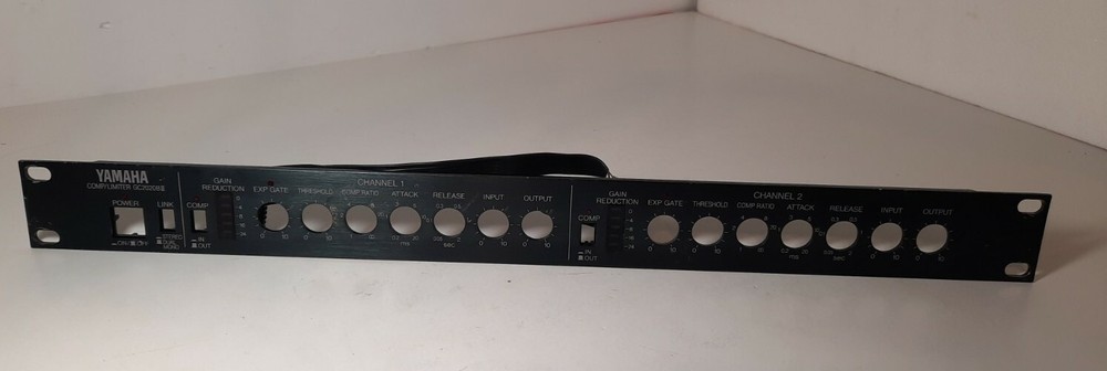 Yamaha GC2020BII, 2 Channel Compressor Limiter Expander FACEPLATE FRONT COVER