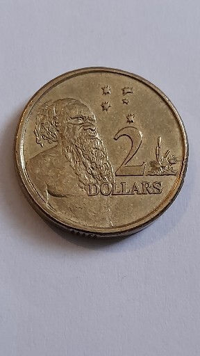 2007 Australia 2 Dollars Coin, clean circulated condition