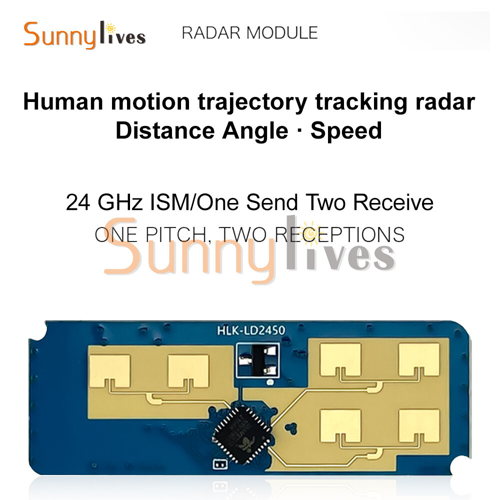 HLK-LD2450 DC5V 24G Human Presence Inductive Radar Sensor Motion Module US