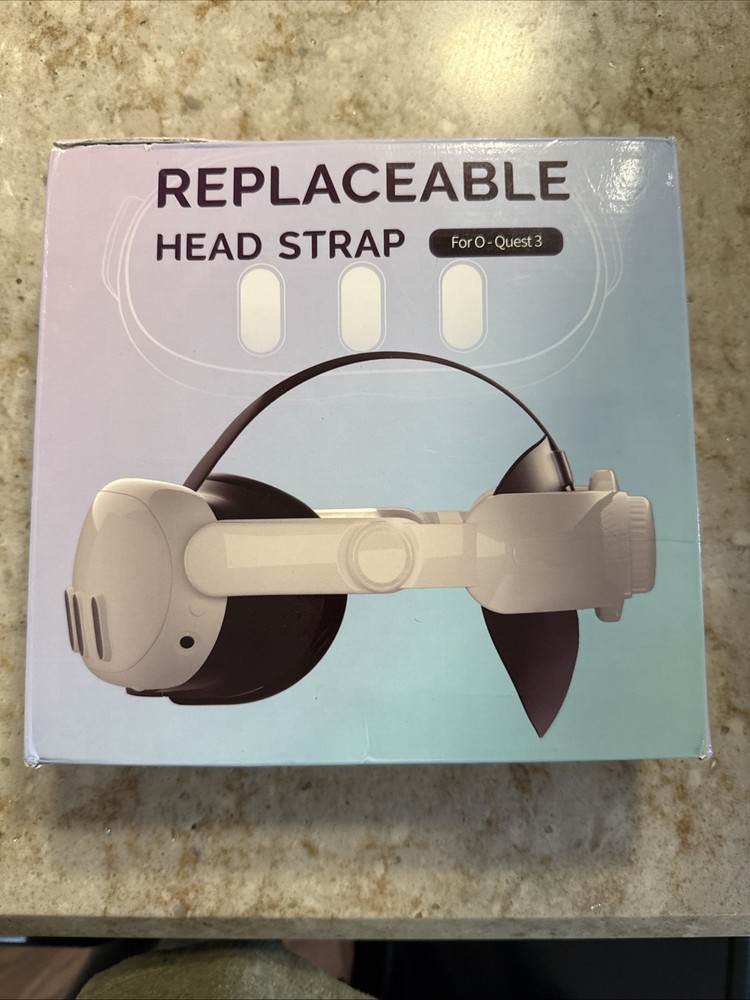 Adjustable VR Headset Head Strap Bundle for Meta Quest 3 VR Headband