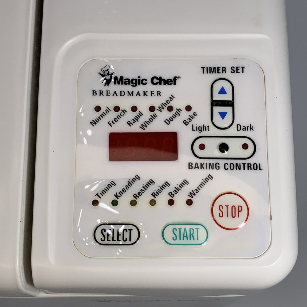 Magic Chef Bread Maker ES1850 Automatic 1.5 lb & Instruction Manual Free Ship