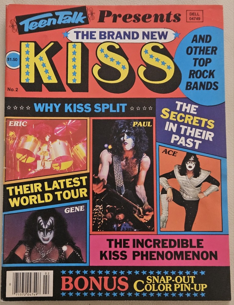 TEEN TALK PRESENTS KISS MAGAZINE 1980