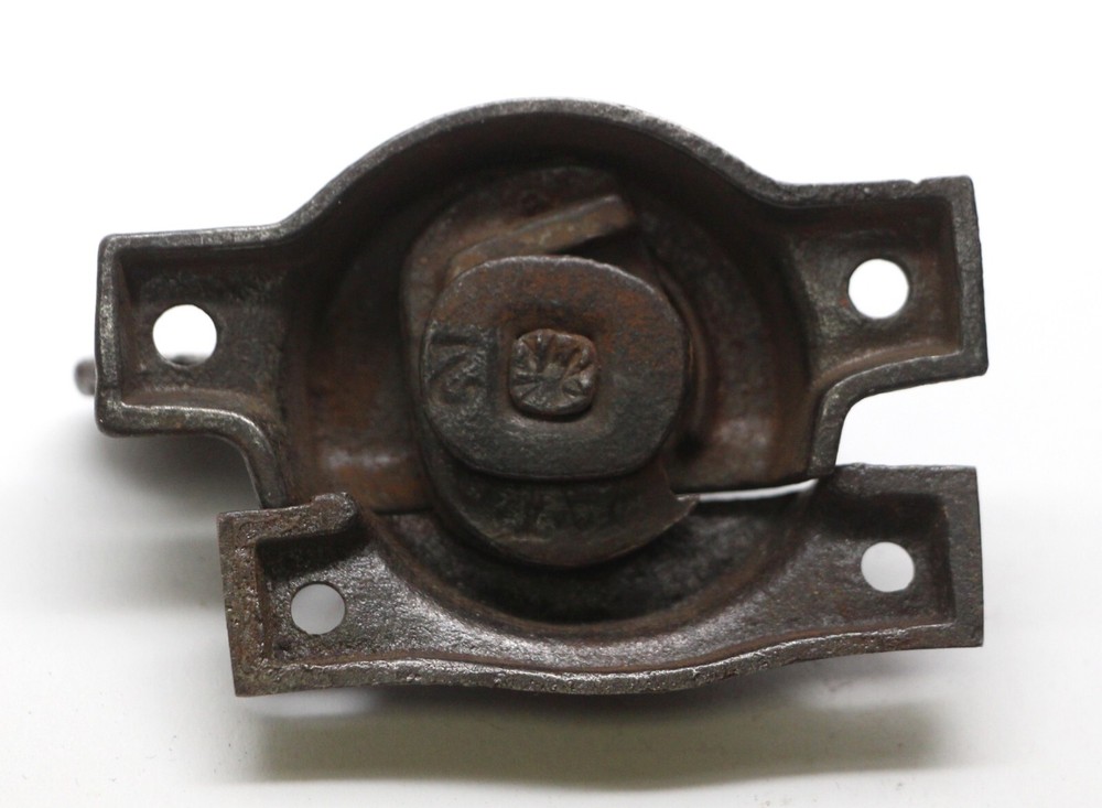 Aesthetic Antique Black Cast Iron Window Lock