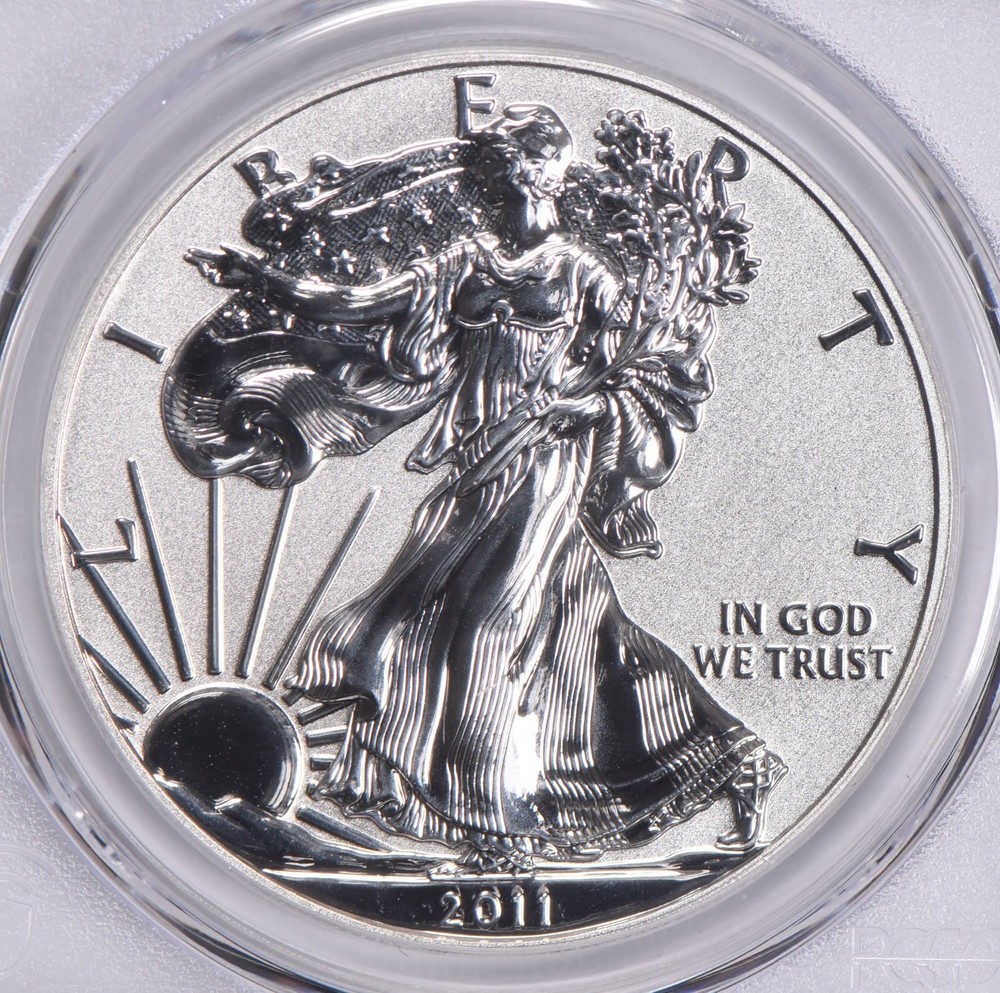 PR70 REV 2011-P American Silver Eagle Reverse Proof PCGS Blue Label