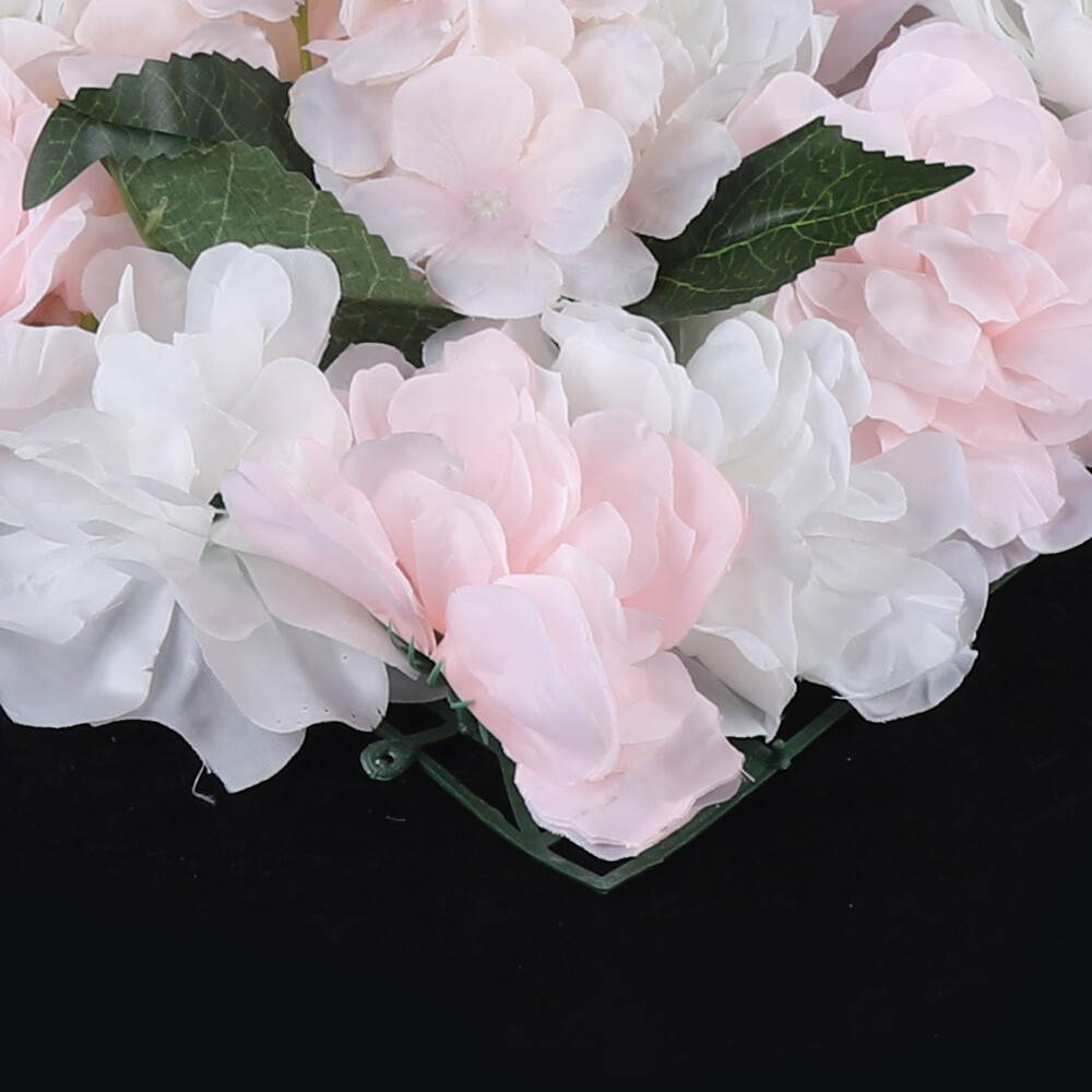 60x40cm 6 Pieces Artificial Flower Wall Panel Wedding Venue Rose Hydrangea Wall