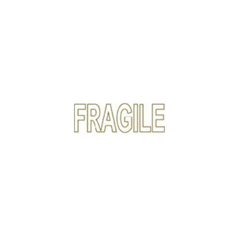 FRAGILE Self-Inking Stamp -Brown
