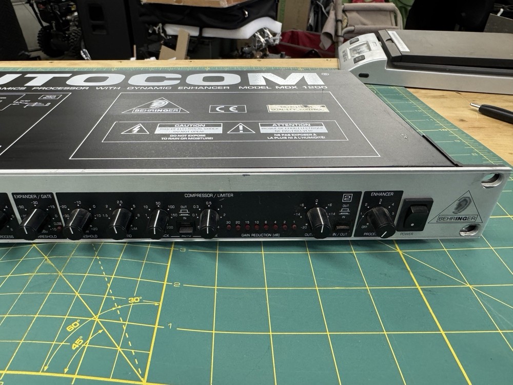 Behringer Autocom MDX1200 Interactive Dynamics Processor Dynamic Enhancer