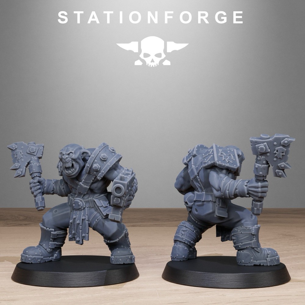 Orc Bros Infantry Unit, Stationforge