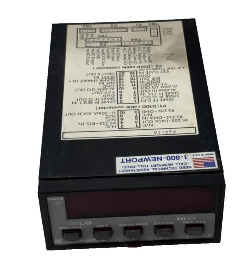 NEWPORT P600A PROGRAMMABLE TIMER