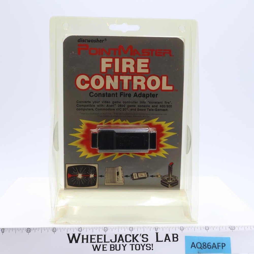 PointMaster Fire Control Constant Fire Adapter ATARI 2600 SEALED NOS 1983