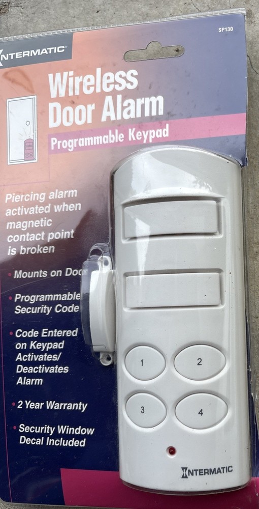 Wireless Door Alarm Programmable Keypad