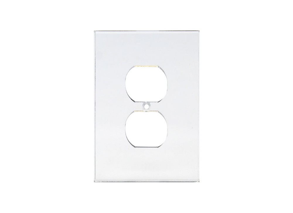 FHC AMP103 Clear Single Duplex Plug Acrylic Mirror Plates